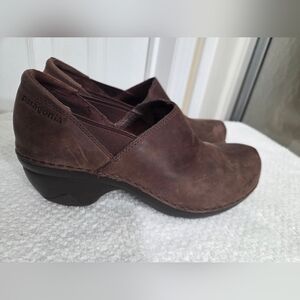 Patagonia Better Clog Brown Leather Comfort Shoes Size 7.5